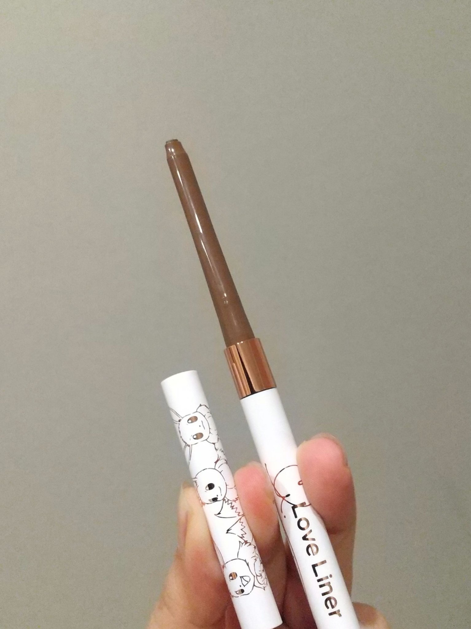 クリームフィットペンシル＜アイライナー＞ アッシュブラウン（ポケモン限定デザイン）/ラブ・ライナー/ペンシルアイライナーを使ったクチコミ（2枚目）