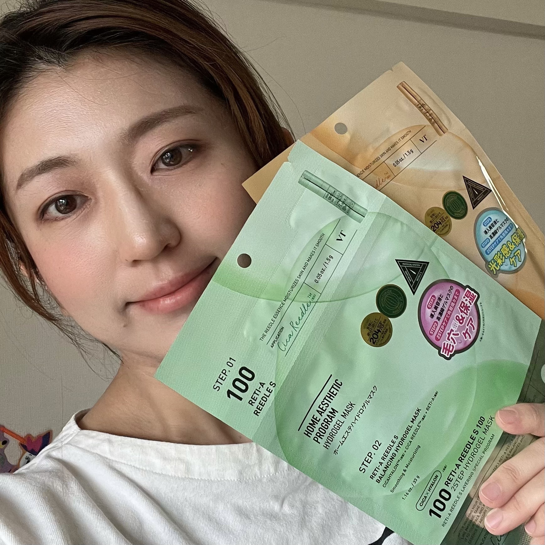 レチA リードルショット100 2ステップハイドロゲルマスク/VT/シートマスク・パックを使ったクチコミ（2枚目）