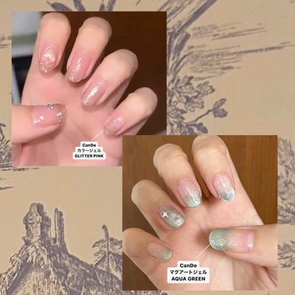 パル カラージェル/キャンドゥ/ジェルネイルを使ったクチコミ(3枚目)