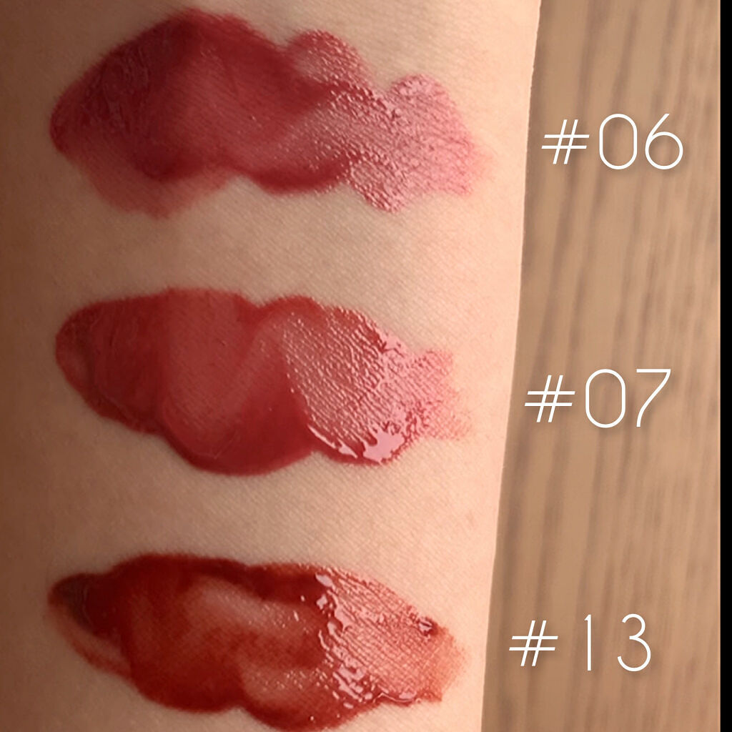 ジューシーラスティングティント/rom&nd/リップティントを使ったクチコミ（3枚目）