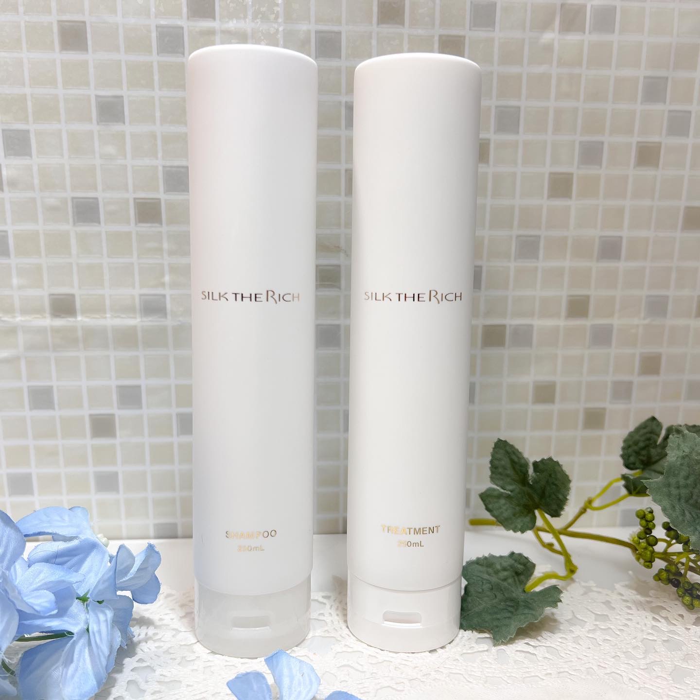 SILK THE RICH モイスト&リペア シャンプー・トリートメント/SILK THE RICH/市販シャンプーを使ったクチコミ（1枚目）