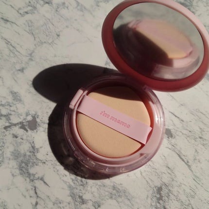 ワンダーベルベットラスティングクッション/i’m meme/クッションファンデーションを使ったクチコミ(3枚目)