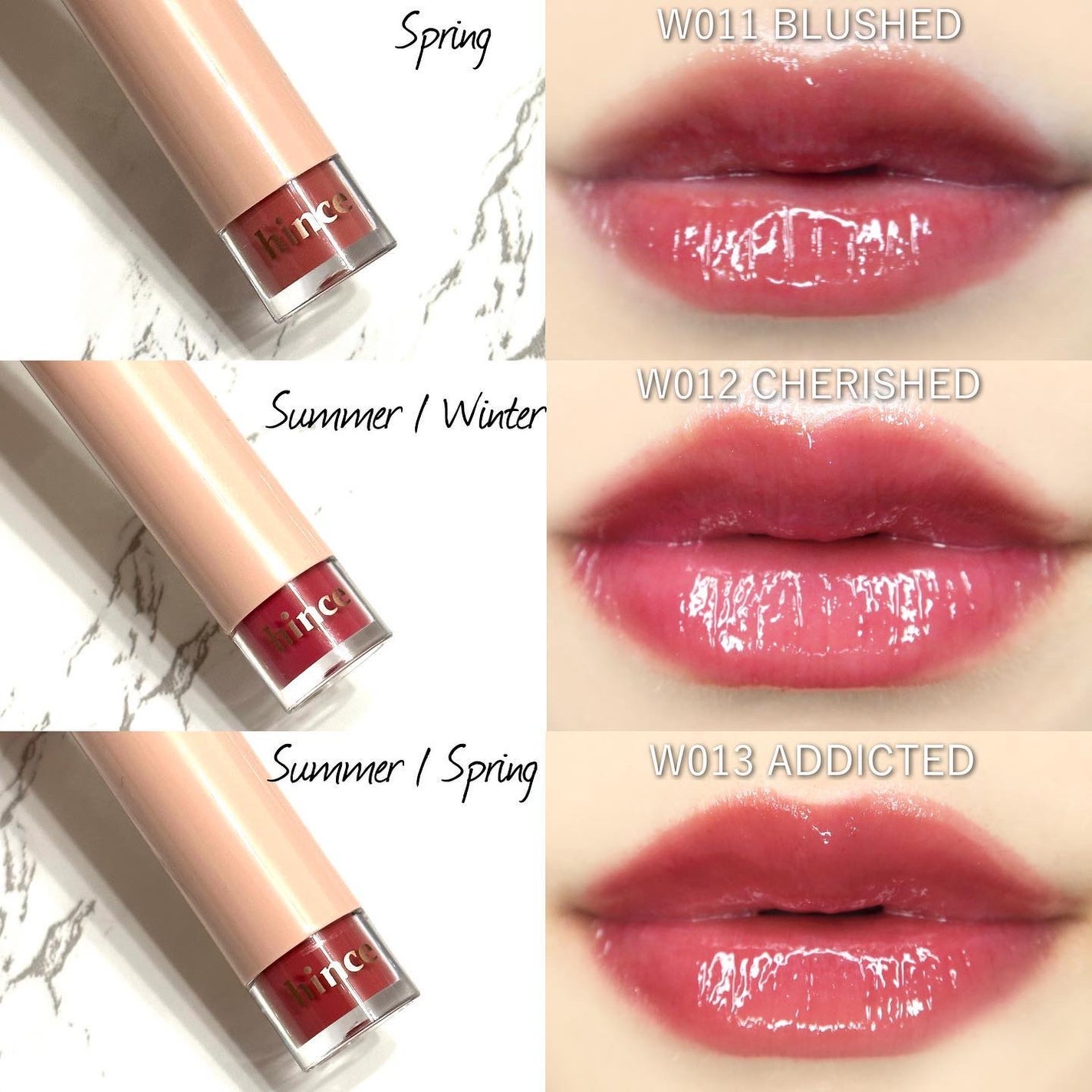 ムードインハンサーウォーターリキッドグロウ/hince/口紅を使ったクチコミ(7枚目)