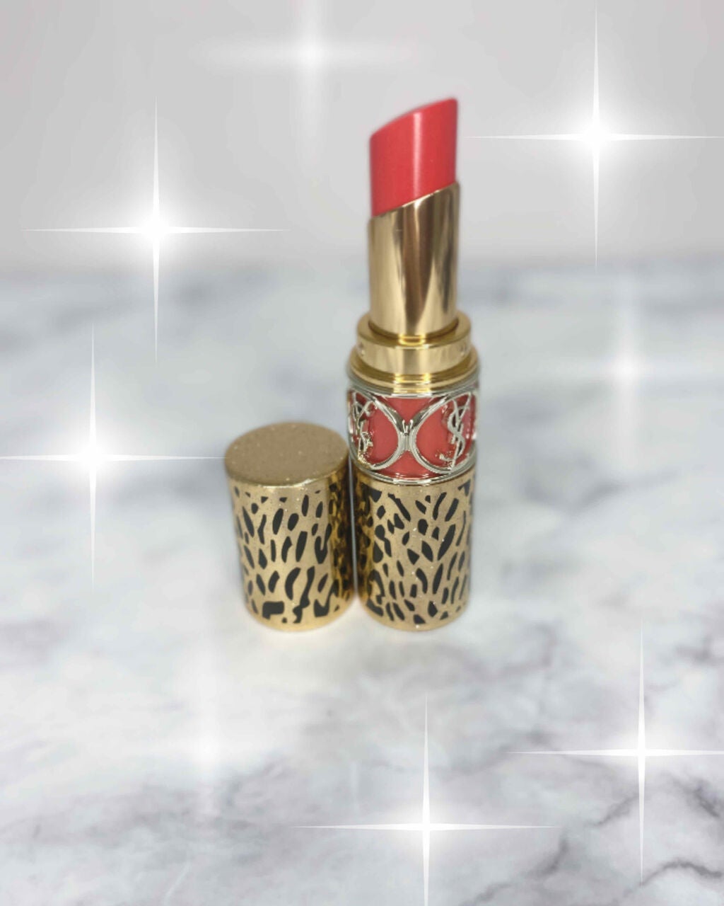 ルージュ ヴォリュプテ シャイン/YVES SAINT LAURENT BEAUTE/口紅を使ったクチコミ(1枚目)