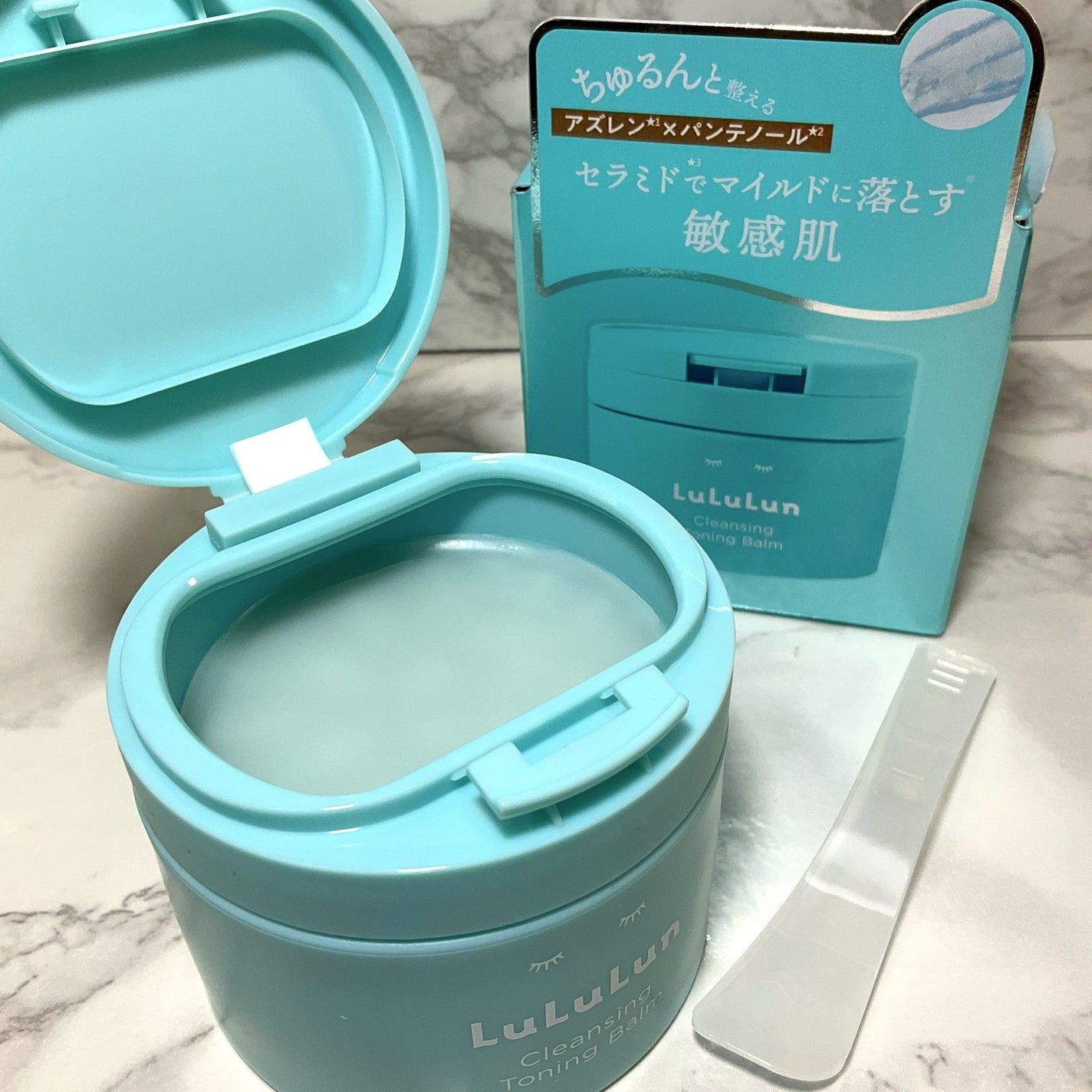 ルルルンクレンジング トーニングバーム MILD BLUE/ルルルン/クレンジングバームを使ったクチコミ(2枚目)