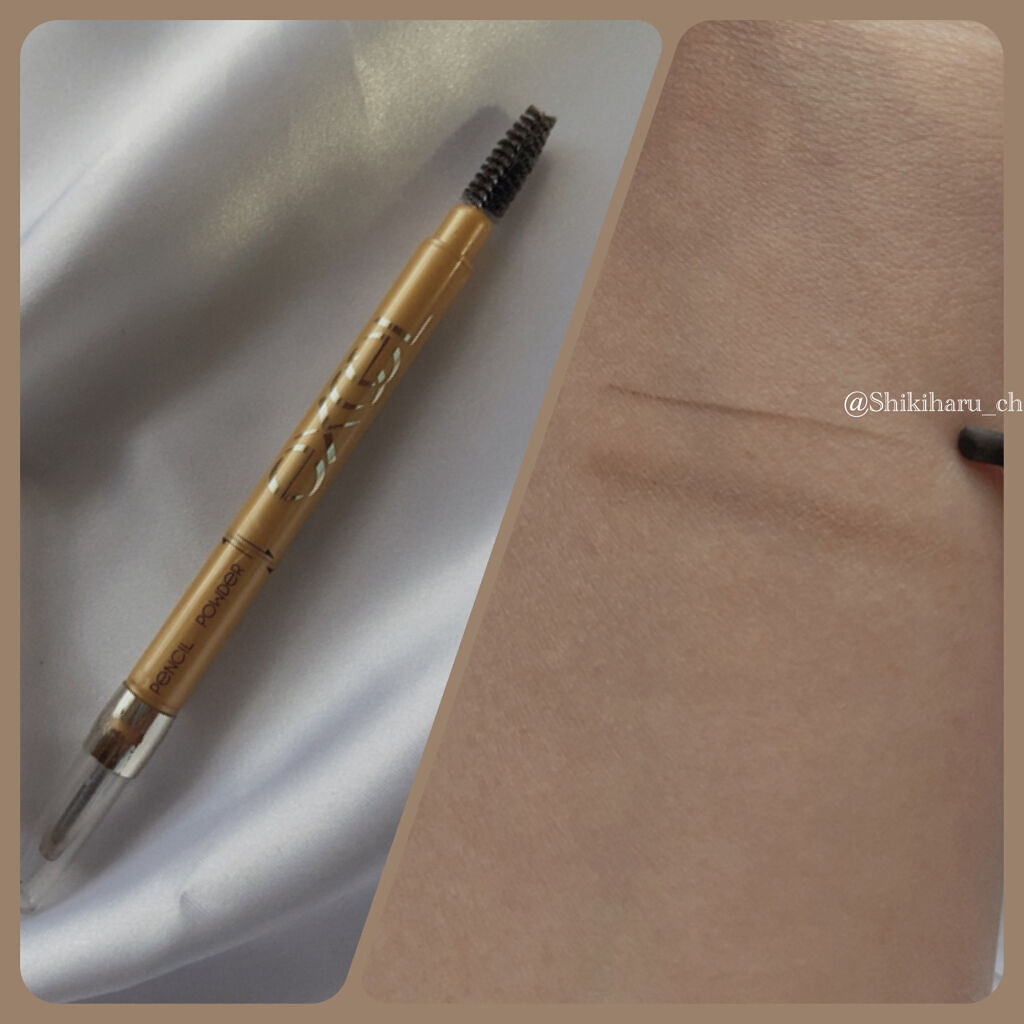 パウダー＆ペンシル　アイブロウＥＸ/excel/アイブロウペンシルを使ったクチコミ（3枚目）