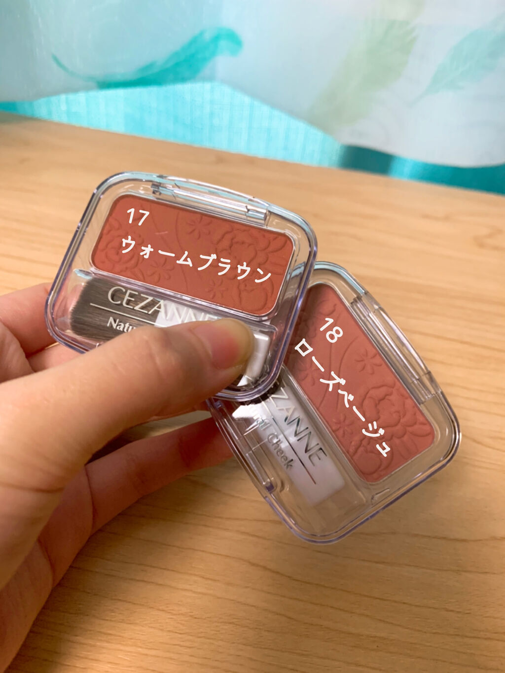 ナチュラル チークN/CEZANNE/パウダーチークを使ったクチコミ（2枚目）