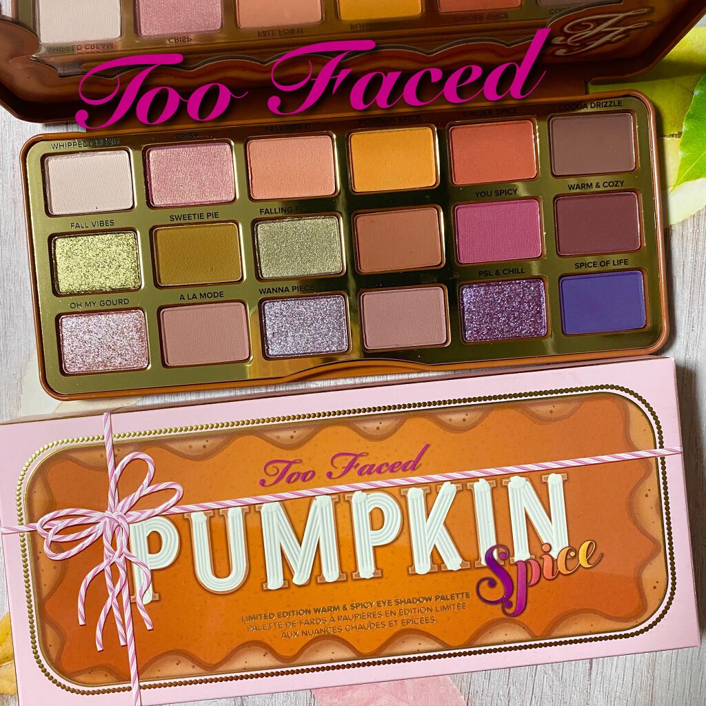 パンプキン スパイス アイシャドウ パレット(旧)/Too Faced/アイシャドウパレットを使ったクチコミ（1枚目）
