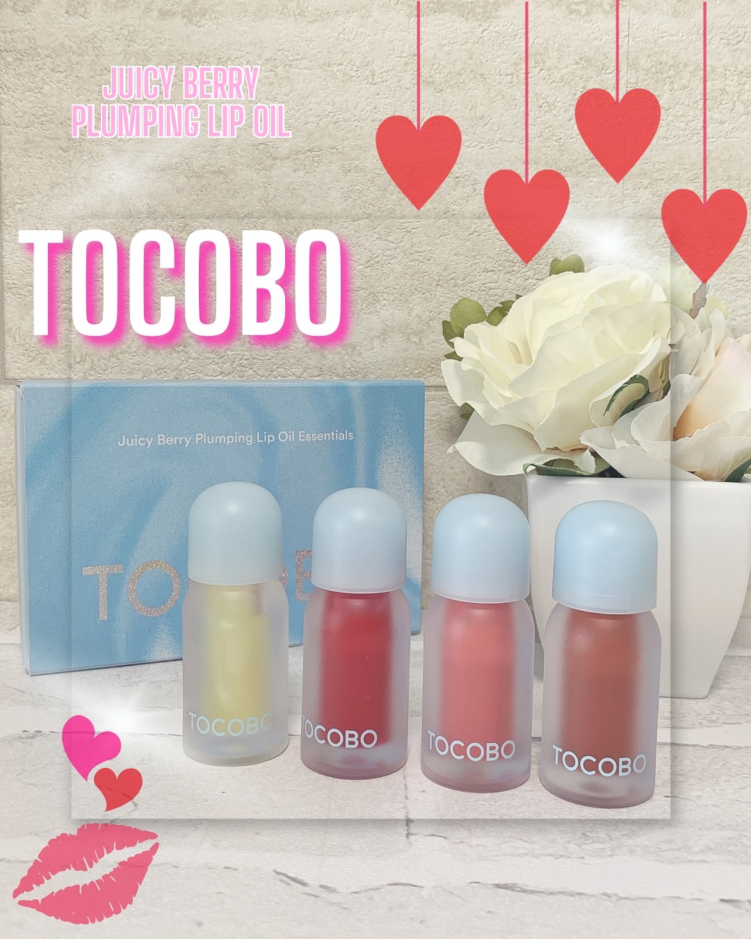 ジューシーベリープランピングリップオイル/TOCOBO/リップグロスを使ったクチコミ（1枚目）