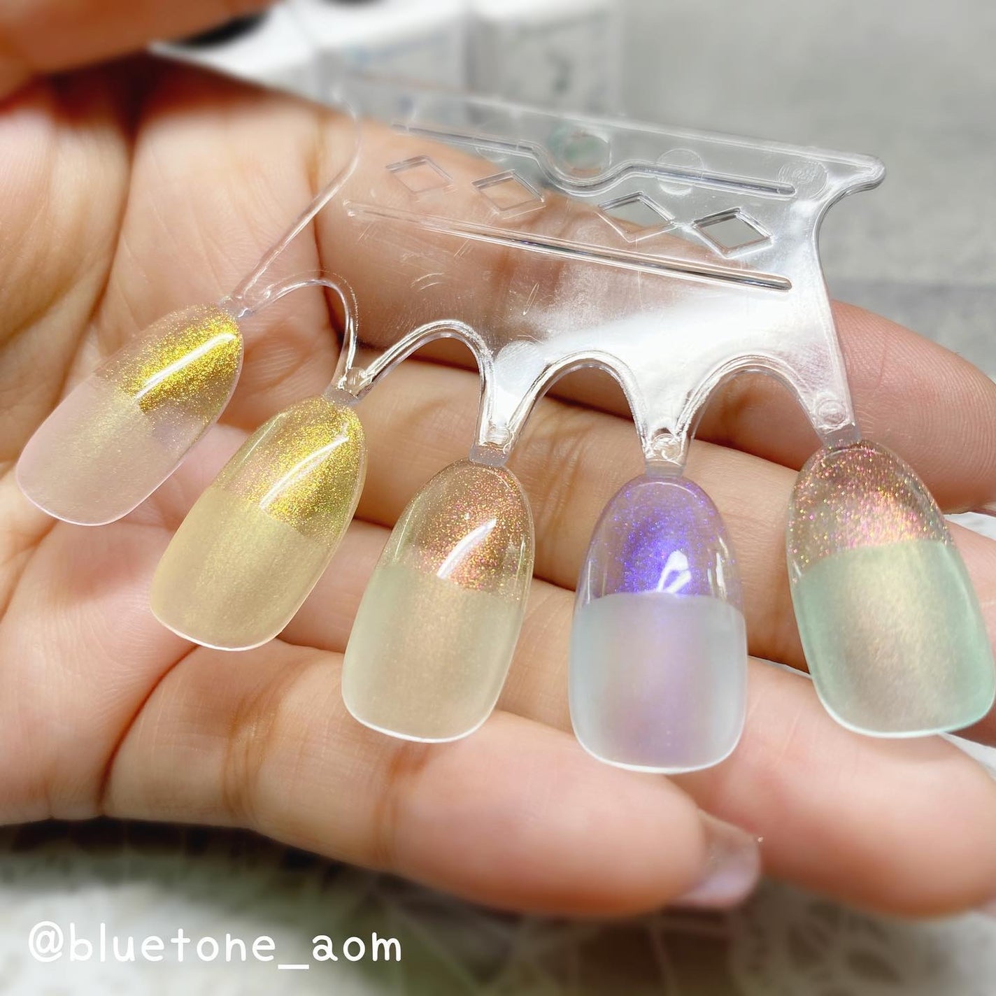 しゃぼん玉ジェル/ネイル工房/ジェルネイルを使ったクチコミ(5枚目)