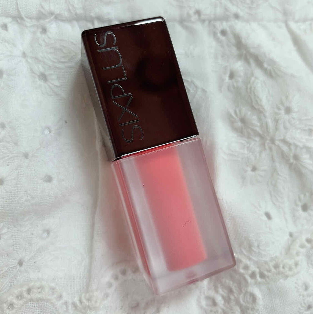 SIXPLUS マット リキッド リップスティック M04 完熟ピーチ/SIXPLUS/リップグロスを使ったクチコミ（2枚目）