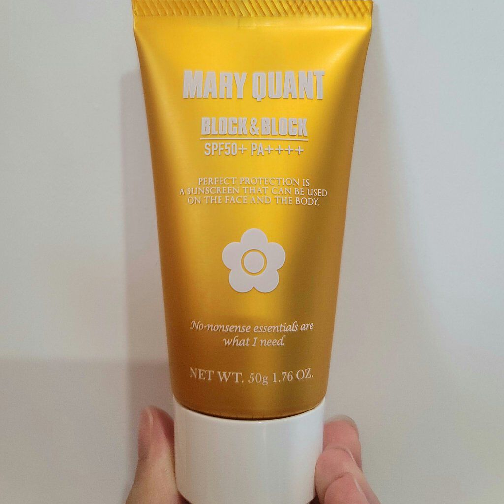 ブロック＆ブロック パーフェクト プロテクション/MARY QUANT/日焼け止めクリームを使ったクチコミ（1枚目）