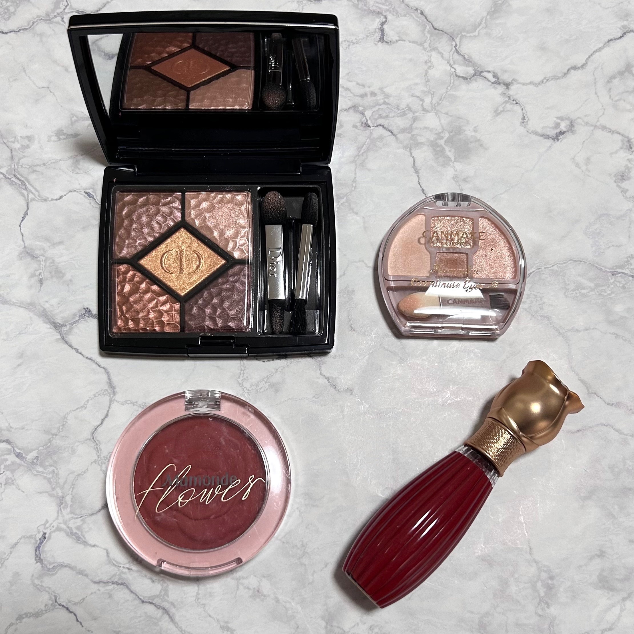 flower pop blusher/Mamonde/パウダーチークを使ったクチコミ（3枚目）