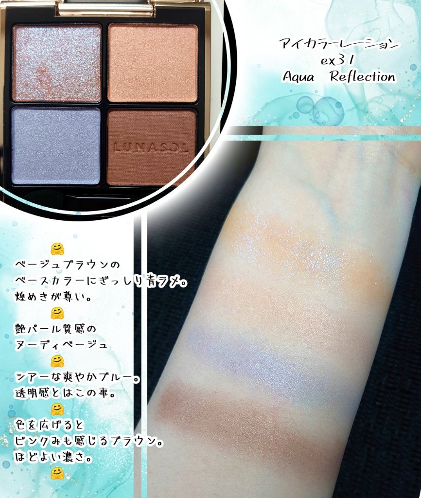 アイカラーレーション/LUNASOL/アイシャドウパレットを使ったクチコミ(3枚目)