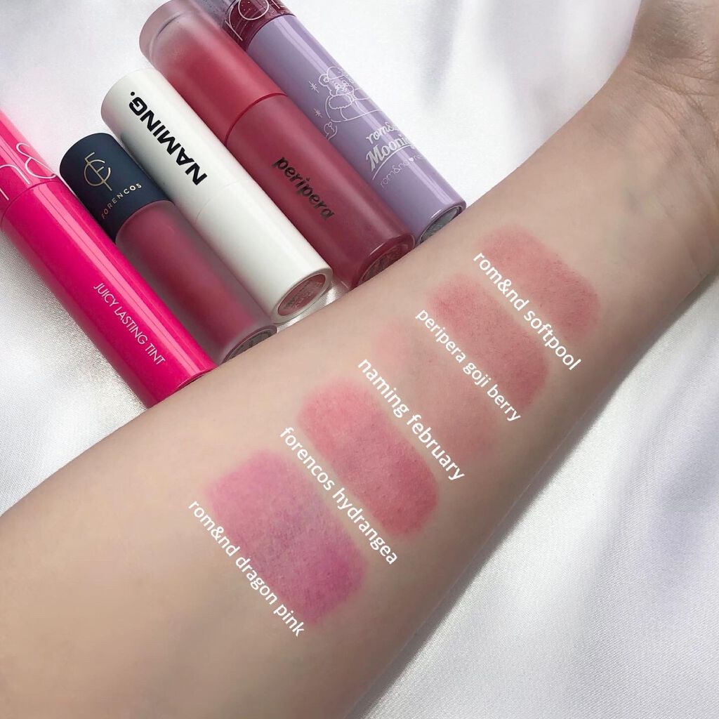 Soak Tattoo Tint 【旧】#12 ハイドランジア/フォレンコス/リップグロスを使ったクチコミ（2枚目）