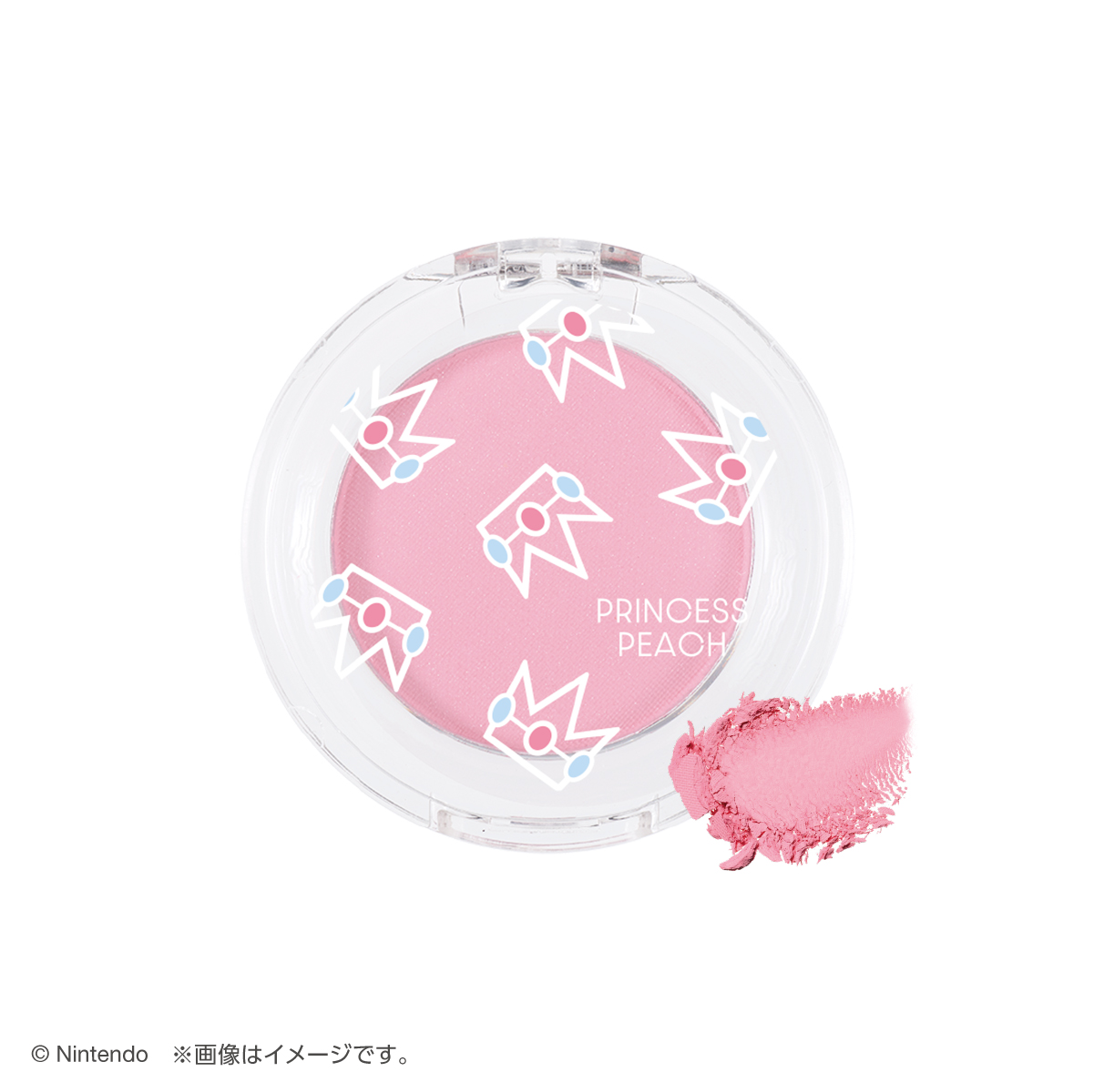 スーパーマリオ　ピーチ姫　フェイス＆アイカラー ローズピンク