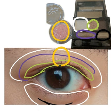 ルックアット マイアイジュエル/ETUDE/単色アイシャドウを使ったクチコミ(4枚目)