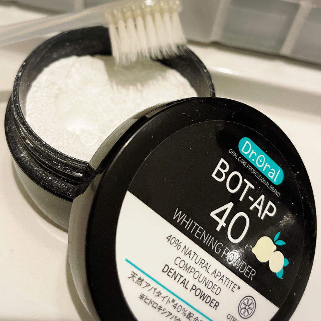 ホワイトニングパウダー シトラスL(レモン&ライム)/Dr.Oral/歯磨き粉を使ったクチコミ（2枚目）
