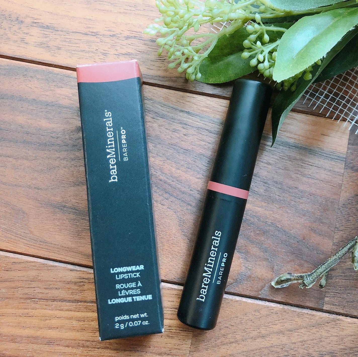 NiCO*フォロバ100 on LIPS 「ベアプロロングウェアリップスティックナツメグベアミネラルさんの..」(1枚目)