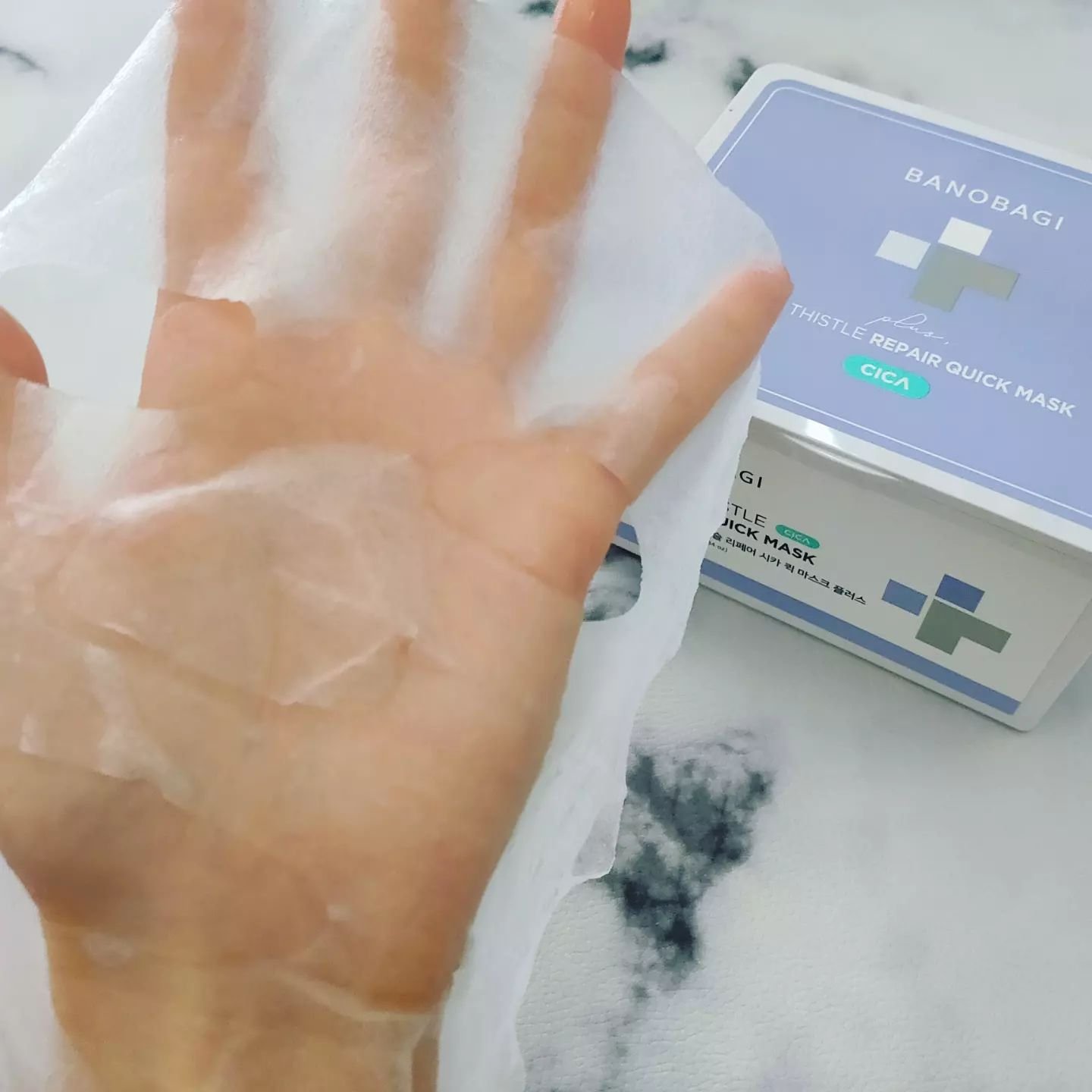 ミルクシスルリペアシカクイックマスクプラス/BANOBAGI/シートマスク・パックを使ったクチコミ（3枚目）