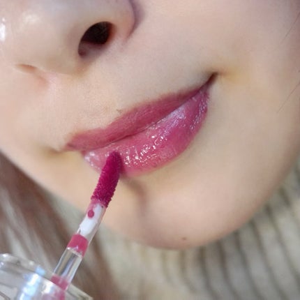 ジェルフィットティント/AMUSE/リップティントを使ったクチコミ(8枚目)
