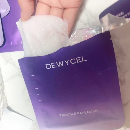 トラブルペアーマスク/DEWYCEL/シートマスク・パックを使ったクチコミ(4枚目)