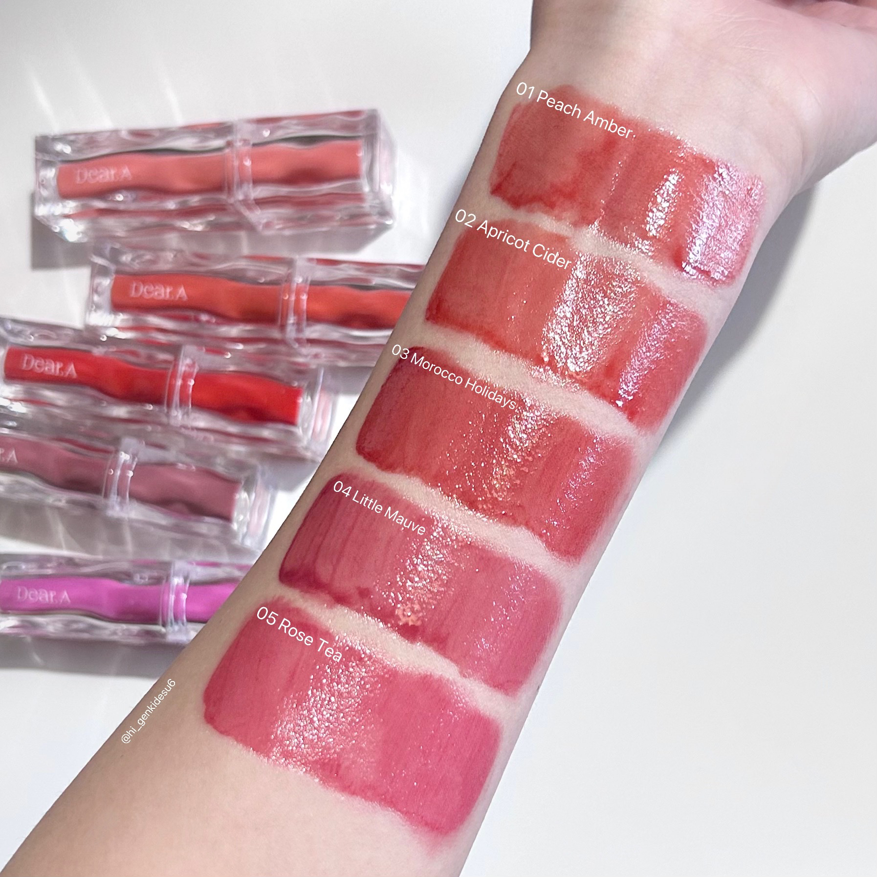 ハイドロデュイティント/Dear.A/リップティントを使ったクチコミ（1枚目）