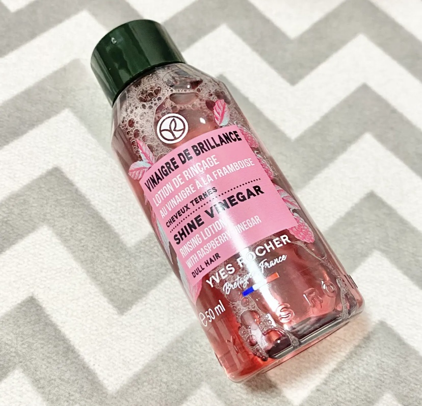 リンシングビネガー シルキーシャイン さらキララズベリー/イヴ・ロシェ/洗い流すヘアトリートメントを使ったクチコミ（1枚目）