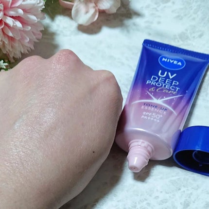 ニベアUV ディープ プロテクト&ケア トーンアップ エッセンス/ニベア/日焼け止めローションを使ったクチコミ(5枚目)