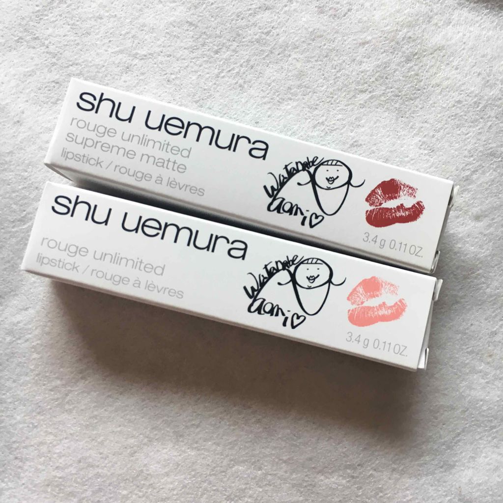 ルージュ アンリミテッド/shu uemura/口紅を使ったクチコミ(1枚目)