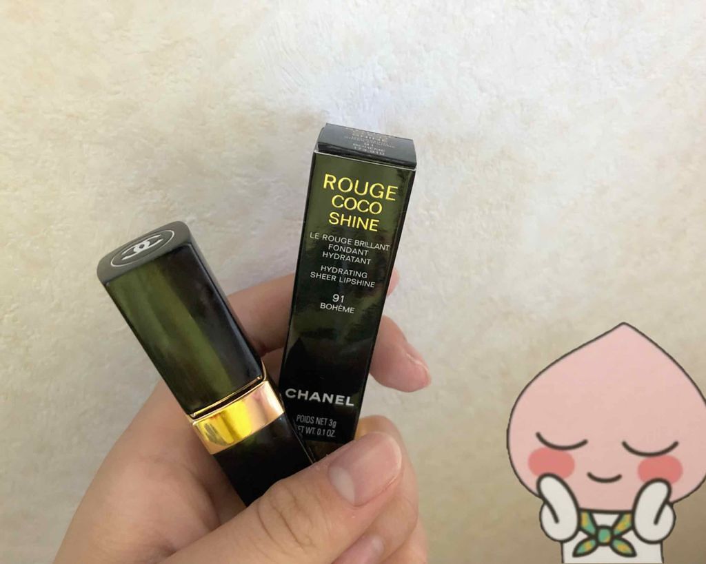 ルージュ ココ シャイン/CHANEL/口紅を使ったクチコミ(1枚目)