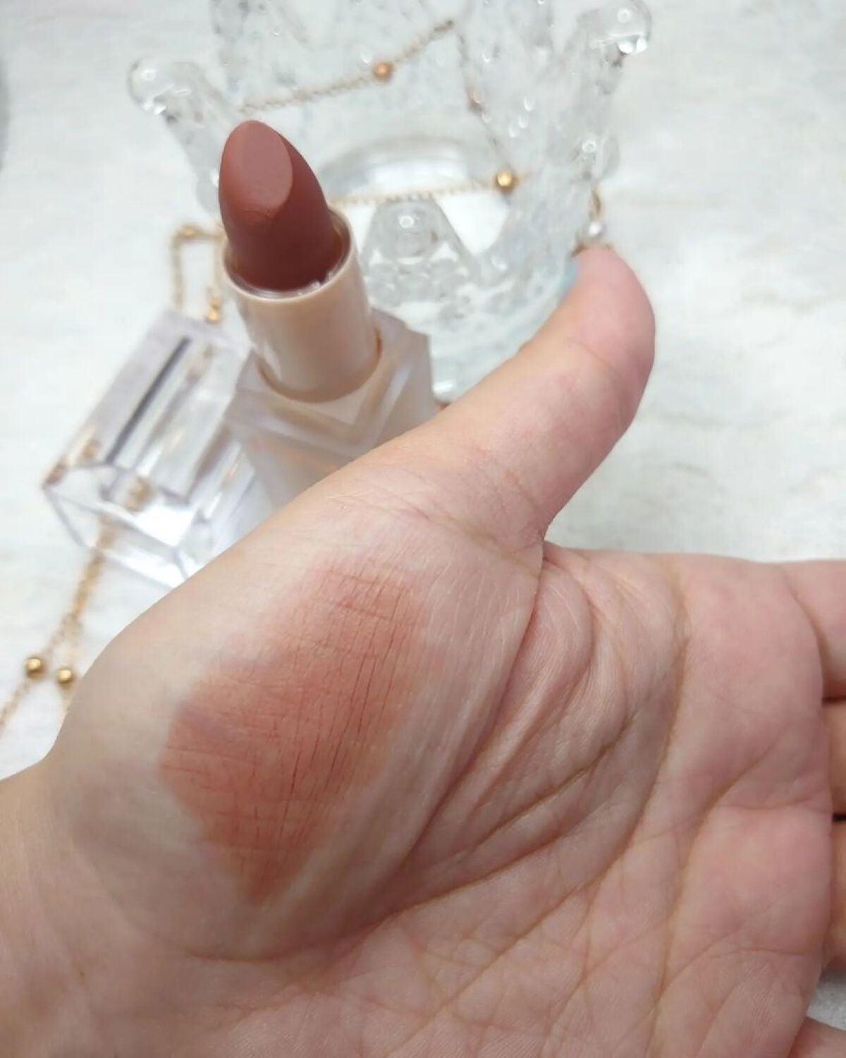 ベルベットフィックスリップバーム/perse/リップバームを使ったクチコミ(3枚目)