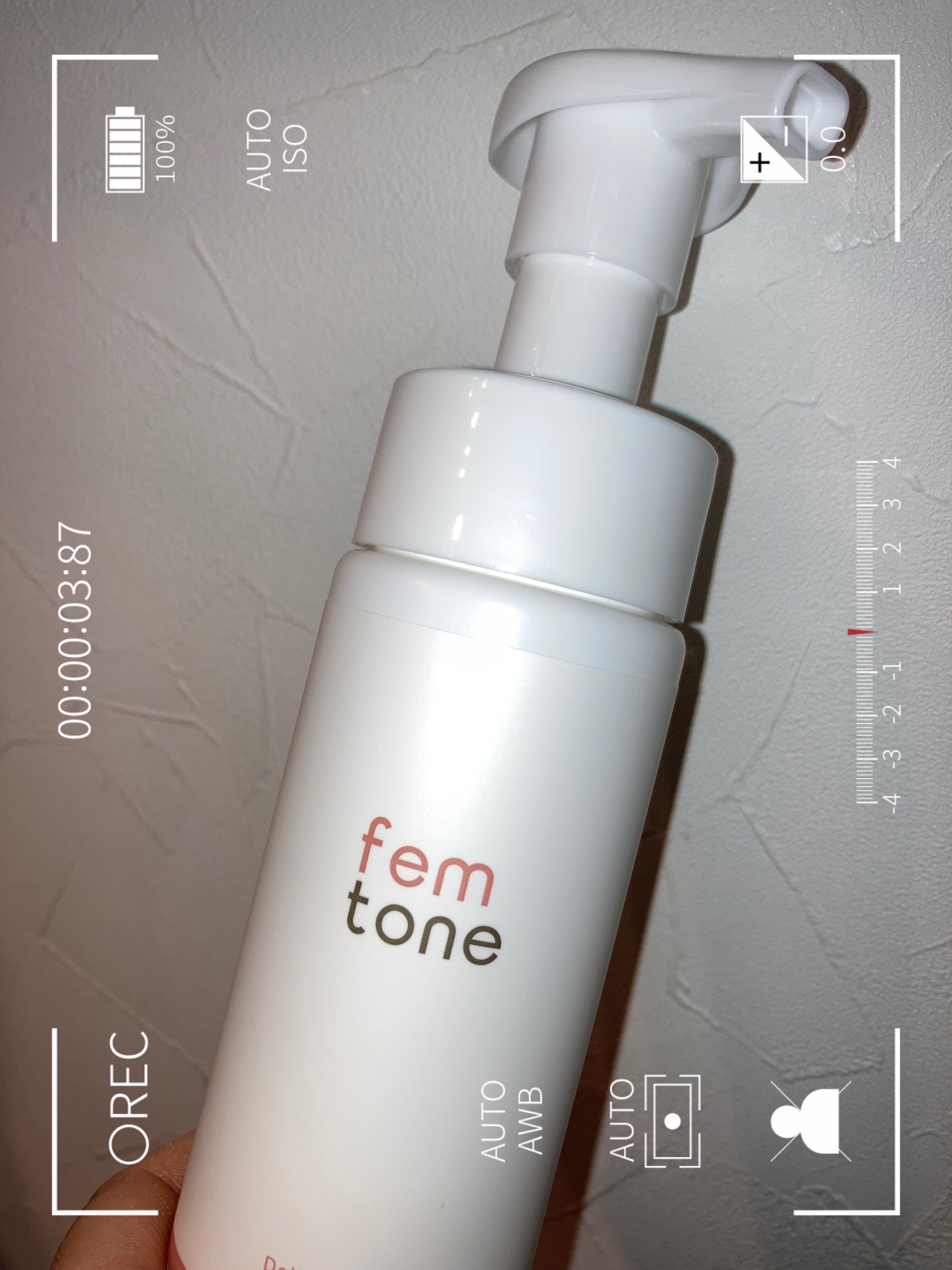 デリケートウォッシュ リッチフォーム/fem tone/デリケートゾーンケアを使ったクチコミ（1枚目）