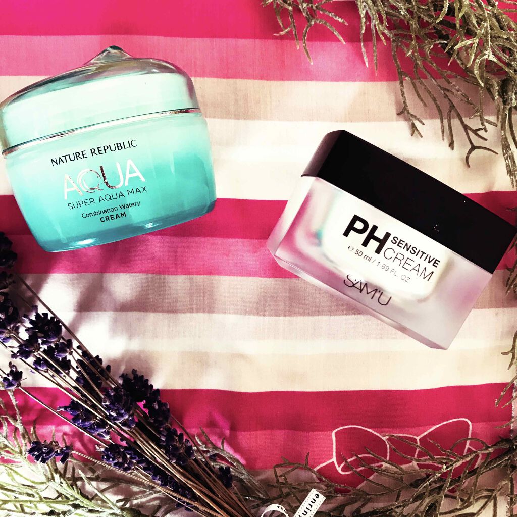 スーパーアクアマックス水分クリーム/ネイチャーリパブリック/フェイスクリームを使ったクチコミ(1枚目)