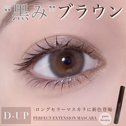パーフェクトエクステンション マスカラ/D-UP/マスカラを使ったクチコミ(1枚目)