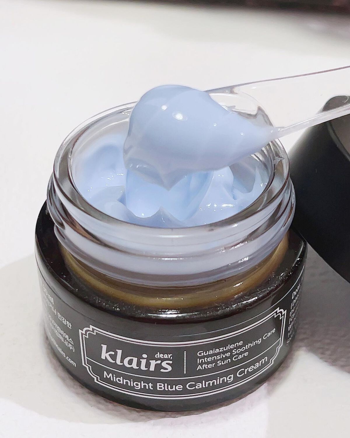 ミッドナイトブルーカーミングクリーム/Klairs/フェイスクリームを使ったクチコミ（3枚目）