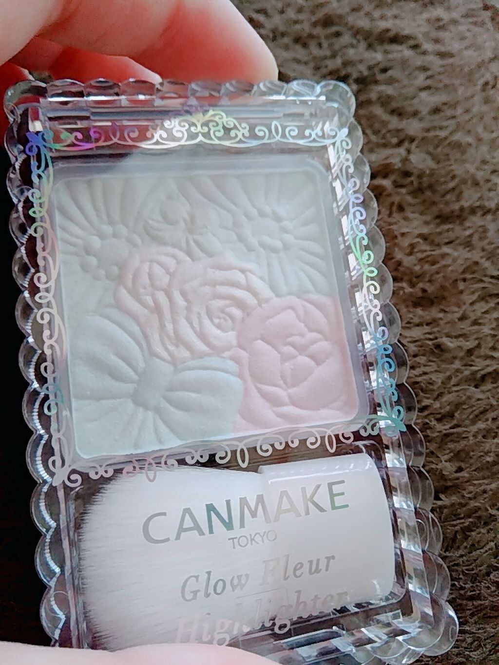 グロウフルールハイライター/キャンメイク/パウダーハイライトを使ったクチコミ(1枚目)