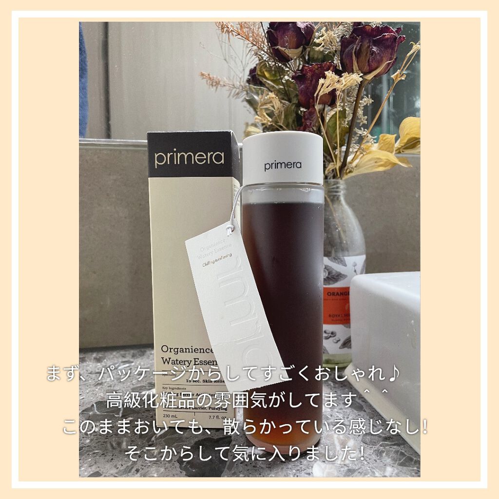 オーガニアンス ウォータリー エッセンス/primera/化粧水を使ったクチコミ（3枚目）
