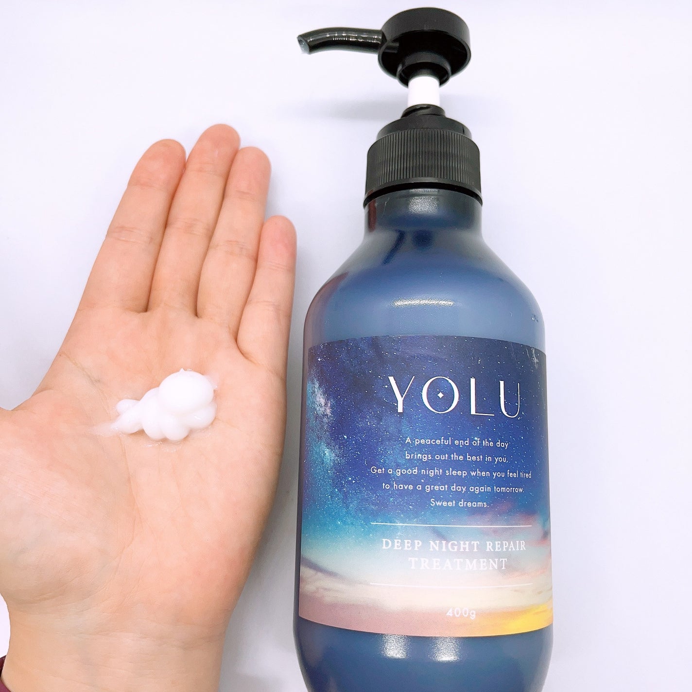 ディープナイトリペアシャンプー/トリートメント/YOLU/市販シャンプーを使ったクチコミ(3枚目)