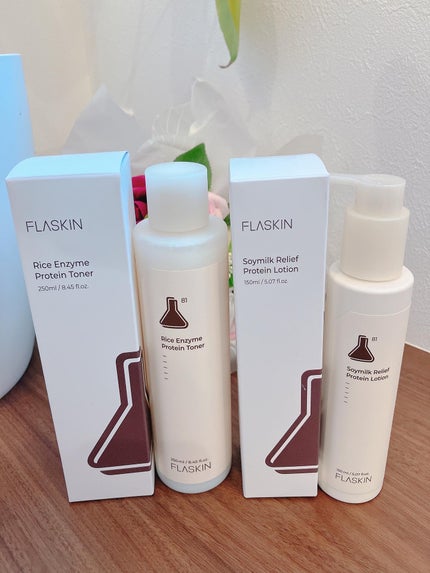 白米一番搾りタンパク質トナー/FLASKIN/化粧水を使ったクチコミ(7枚目)