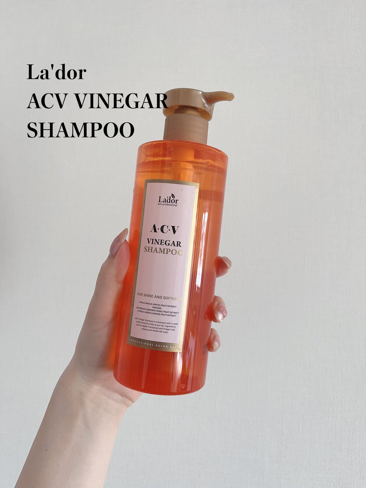 ACV VINEGAR HAIR CAP /La'dor/アウトバストリートメントを使ったクチコミ(2枚目)