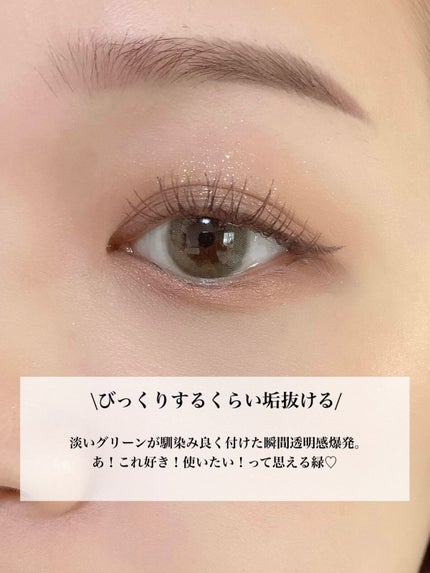 perse 1day パームグリーン/perse/ワンデー(1DAY)カラコンを使ったクチコミ(3枚目)