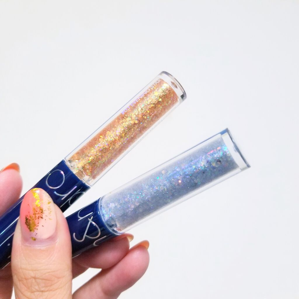 リキッド グリッター シャドウ/rom&nd/グリッターを使ったクチコミ(1枚目)