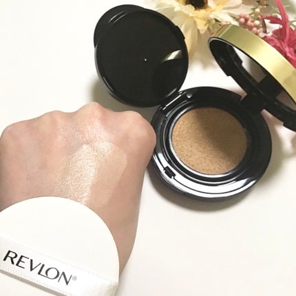 カラーステイ クッション ロングウェア ファンデーション/REVLON/クッションファンデーションを使ったクチコミ(5枚目)