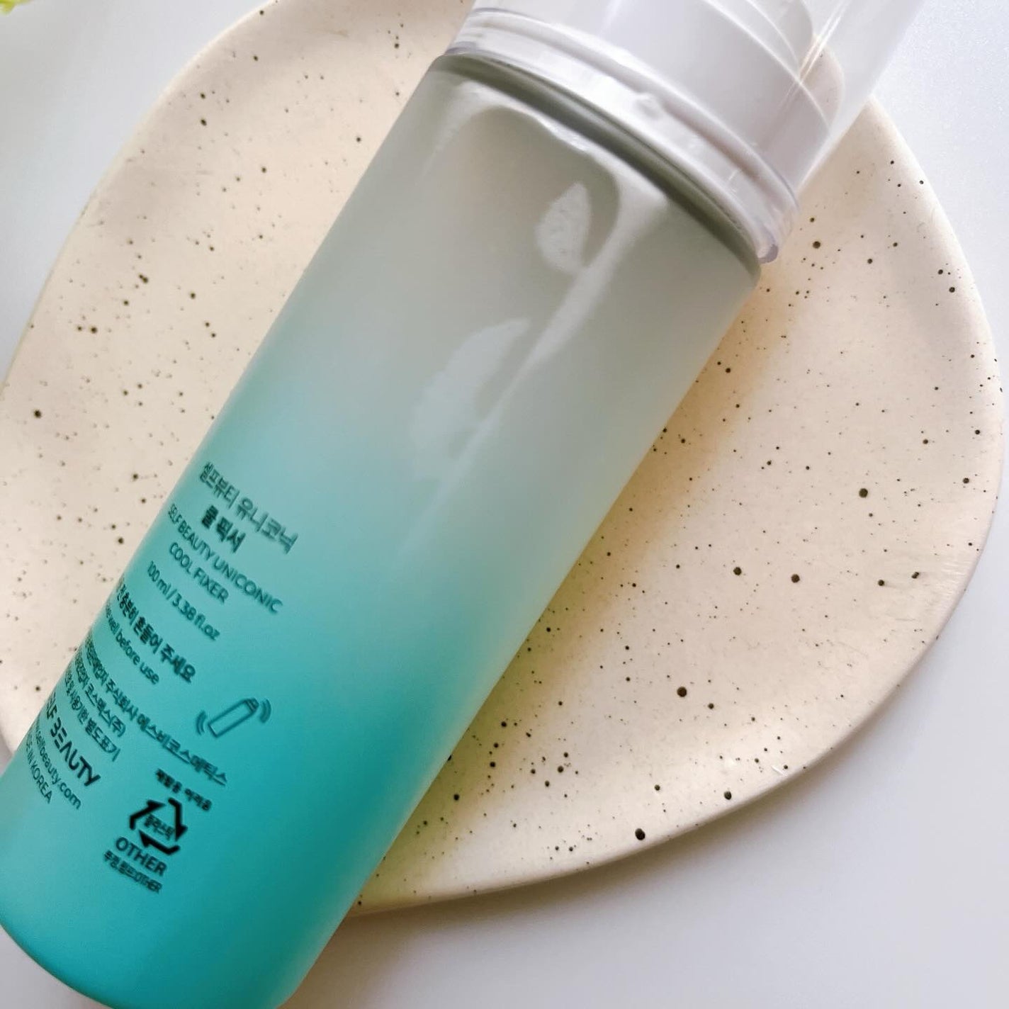 ユニコーンメイクアップクールフィックスミスト/SELF BEAUTY/フィックスミストを使ったクチコミ(2枚目)