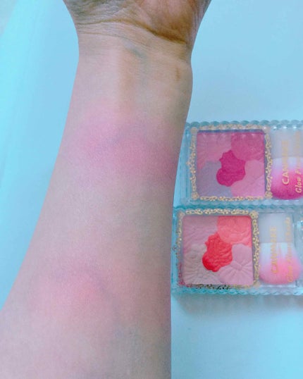 グロウフルールチークス/キャンメイク/パウダーチークを使ったクチコミ(4枚目)