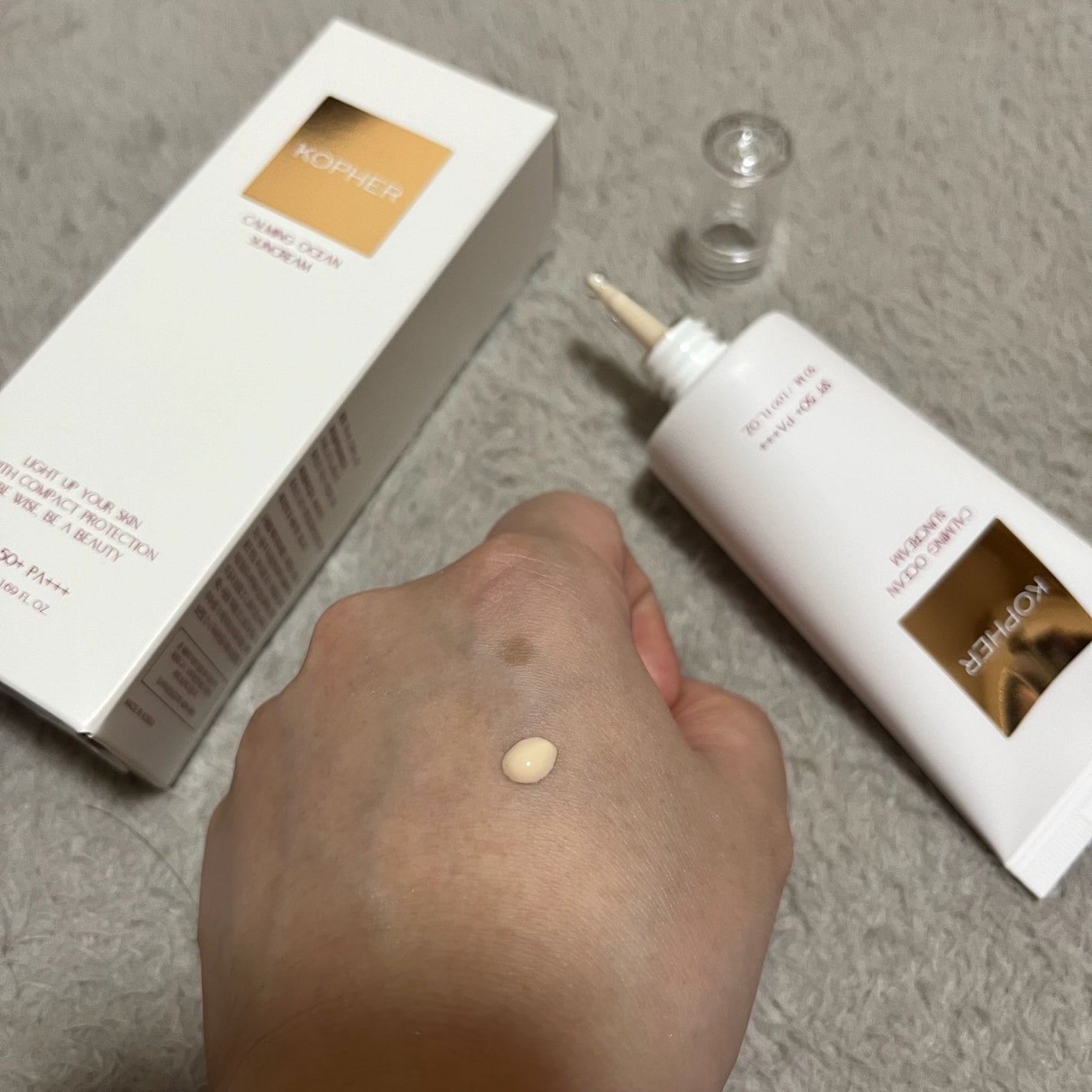 CALMING OCEAN SUNCREAM/KOPHER/日焼け止めクリームを使ったクチコミ(6枚目)