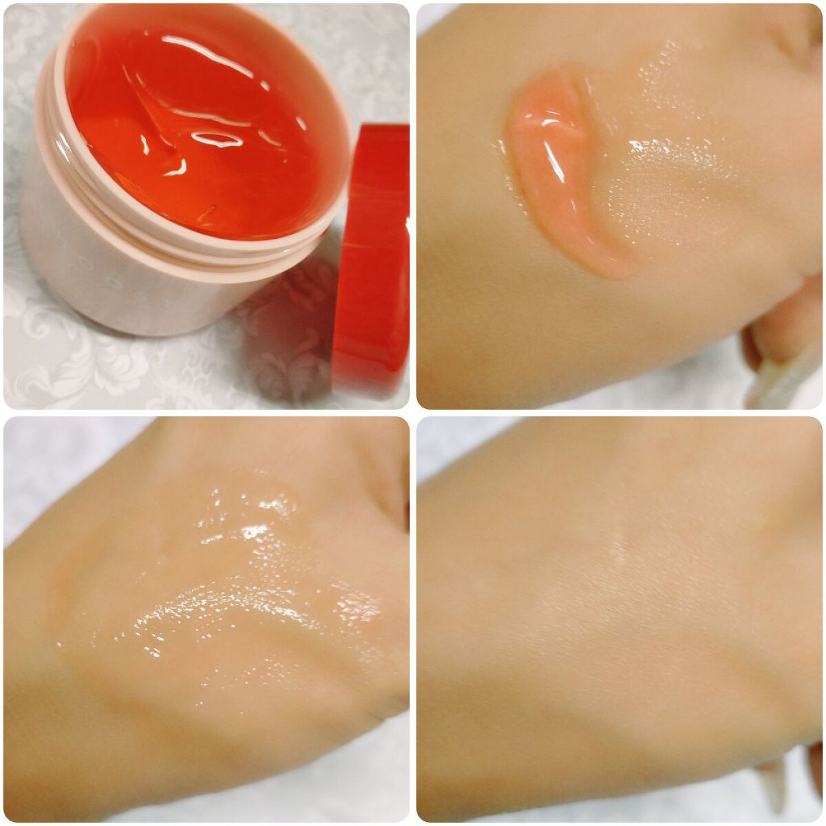 グッドナイトジェリーパック/CHOOSY/フェイスクリームを使ったクチコミ（2枚目）