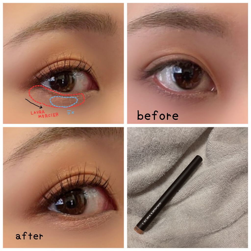 キャビアスティック アイカラー/ローラ メルシエ/スティックアイシャドウを使ったクチコミ(3枚目)