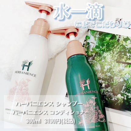 ハーバニエンス シャンプー・コンディショナー(グリーンローズ)/HERBANIENCE/市販シャンプーを使ったクチコミ(1枚目)